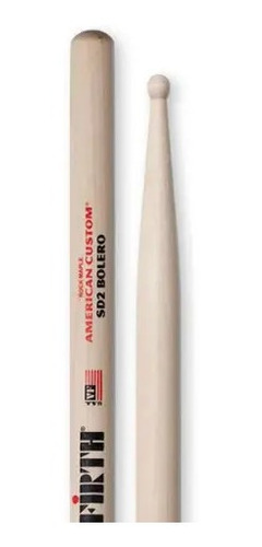 Imagem 2 de 2 de Baqueta American Custom Sd2 Bolero Madeira Vic Firth 1270
