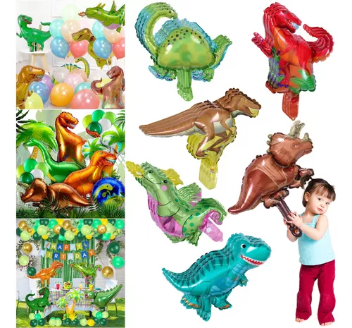 Cumpleaños De Dinosaurio Globos Decoracion 139 Piezas Para Niños 3 4 5 Años  Set