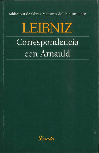 Correspondencia Con Arnauld O.m.p. *65* - Leibniz - Losada 