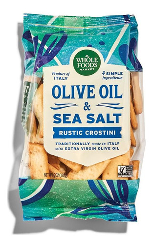 Galletas Italianas Rústicas Whole Foods 170g - Crostini