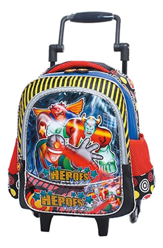 Nova Mochila De Rodinha Hel Heroes Vozz Mc2657