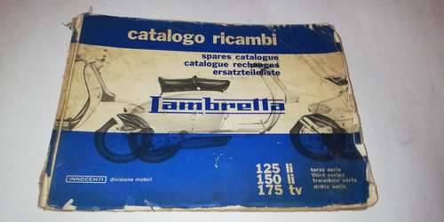Catálogo Antiguo Moto Lambretta 