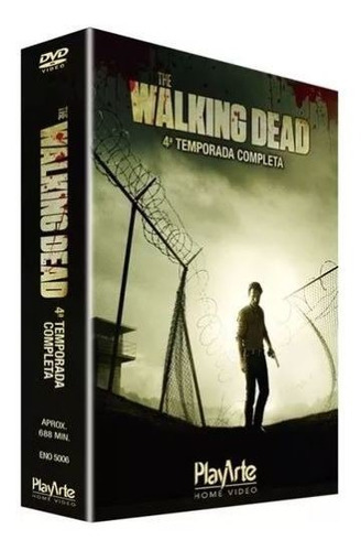 Box Dvd The Walking Dead 4 Temporada 5 Discos