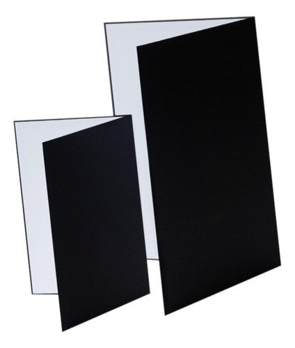 2 Piezas 3 En 1 Reflectores De Luz A4 43 Plata Blanca Negra
