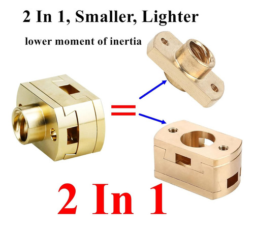 Paquete De 2 Tuercas 2 1 Ender 3 Oldham Acoplamiento Z ...