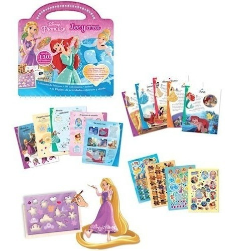 Libro Lee Y Crea - Princesa De Disney School Fun