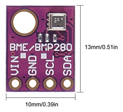 Sensor Digital De Temperatura Y Humedad Aceirmc Bme280 De 5