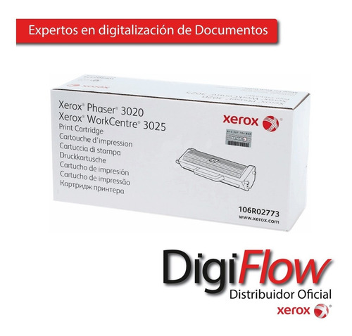 Impresora Xerox Laser Monocromatica Phaser 3020 Wifi Red Usb
