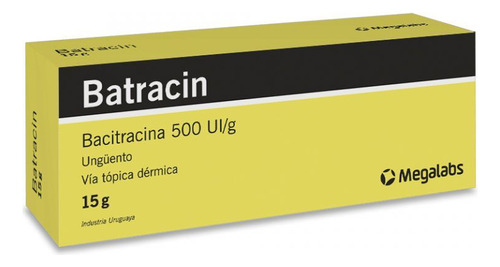 Batracin® Ungüento X 15 Gramos | Antibiótico Dérmico