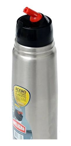 Imagen 3 de 3 de Termo Lumilagro Luminox de acero inoxidable 1L acero
