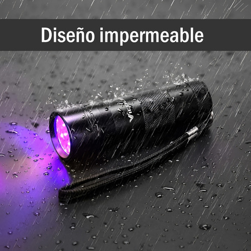 Lanterna Ultravioleta Haimo 12 Led Portátil Lâmpada Uv Luz 3