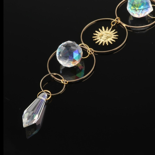 Yz Atrapasol Colgante Con Cadena De Cuentas De Cristal