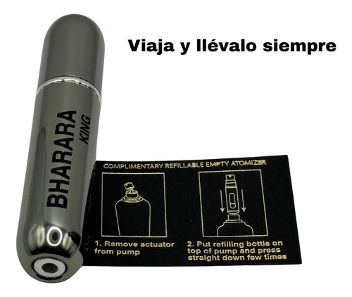 Perfume Bharara King Edp 100ml+atomizador Portátil Rellenabl