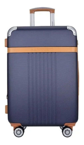 Mala Para Viagem Athena Rígida Santino Pequena Cor Azul-marinho Lisa