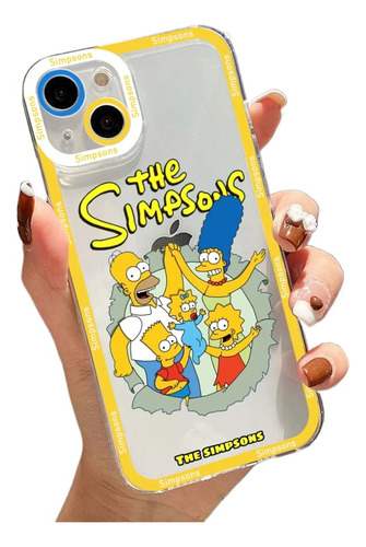 Funda De Teléfono De Dibujos Animados De Disney Los Simpson