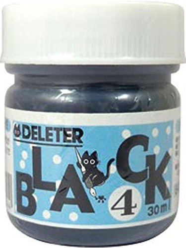 Tinta Deleter Manga Botella De 30 Ml Negro 4