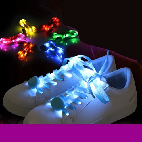 por ejemplo Soportar vacunación Cordones Led Para Zapatillas Luminosos Varios Colores