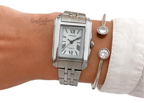 Reloj Tressa Dama Rectangular Modelo Tulum Amsterdamarg