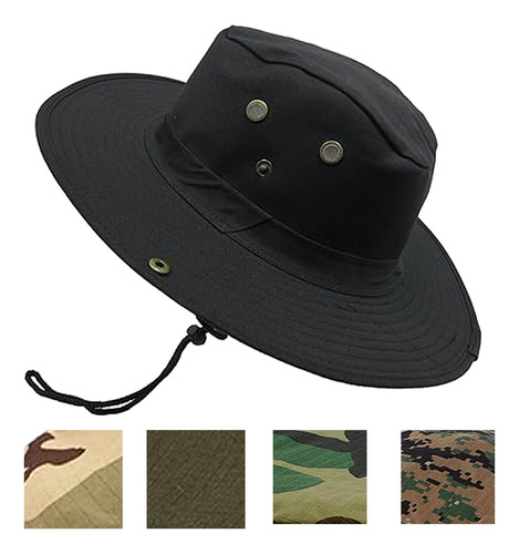 Pava Militar Sombrero Camuflado Ajustable Para Pesca 