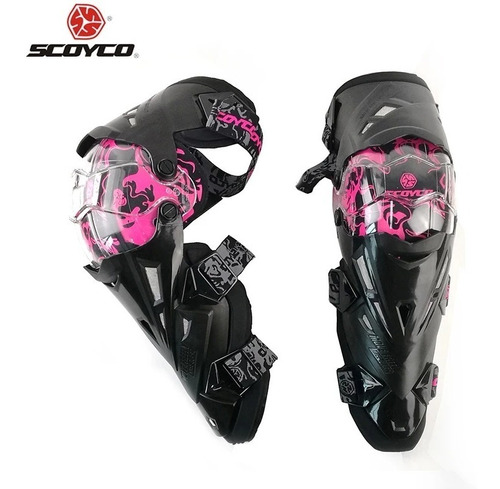 Rodilleras Articuladas Scoyco K12 Pink Edition Envio Gratis