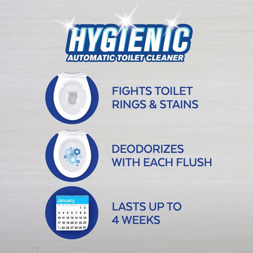 Desodorante Inodoro Hygienic Automatic Toilet Cleaner 2 Pzs