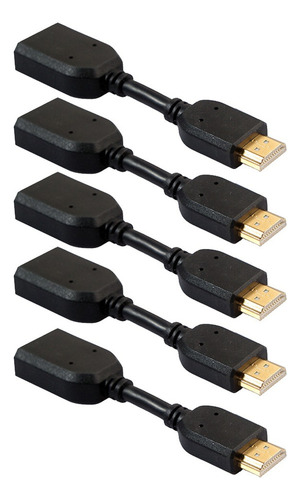 5pcs Cable De Extensión Hdmi M A F 4k Hd Para Tv Lcd Portá