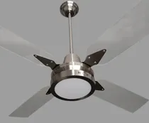 Comprar Ventilador De Techo Sitec Platil Palas Acrilico Y Panel Led Aspas Acrilico Transparente