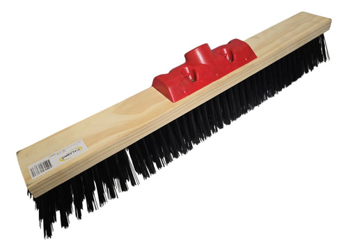 Pack X 3 Escobillón Barrendero 60cm Cerdas Duras Base Madera