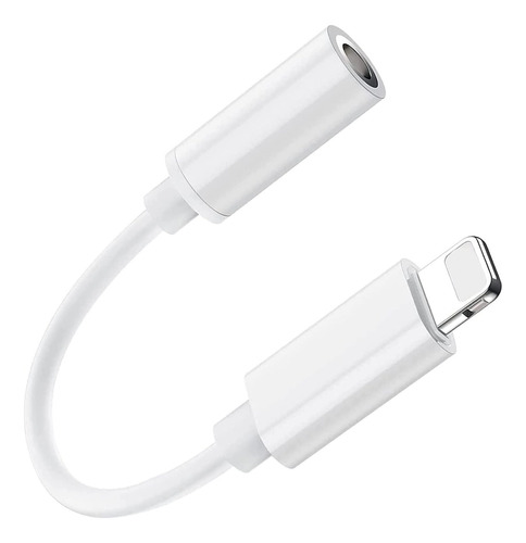 Adaptador Compatible iPhone Lightning 3.5mm Para Audífono