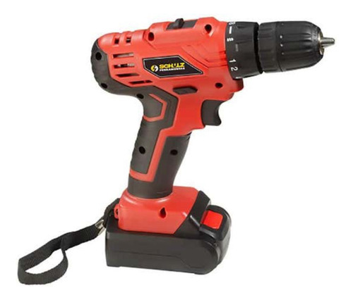 Parafusadeira A Bateria 16v Kit Brocas Bits E Bolsa Mtx Cor Vermelho 110v/220v