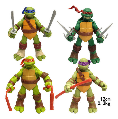 Quatro Brinquedos Das Tartarugas Ninja /56