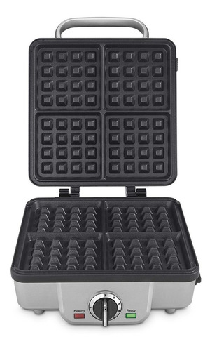 Cuisinart Waf-300 Belgian Waffle Maker Con Placas Crepe, Sil