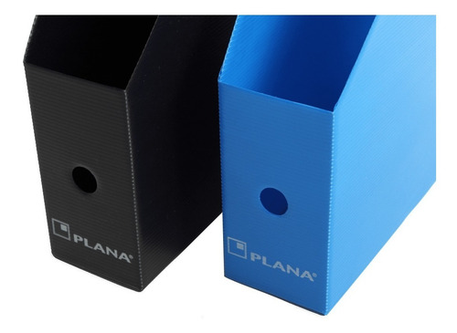 Imagen 4 de 8 de Pack X 5 Revistero Plástico Plana
