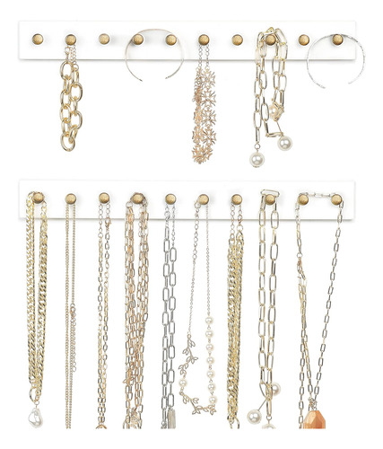 Soporte De Collares Mkono Montado En La Pared Juego De 2 Gan