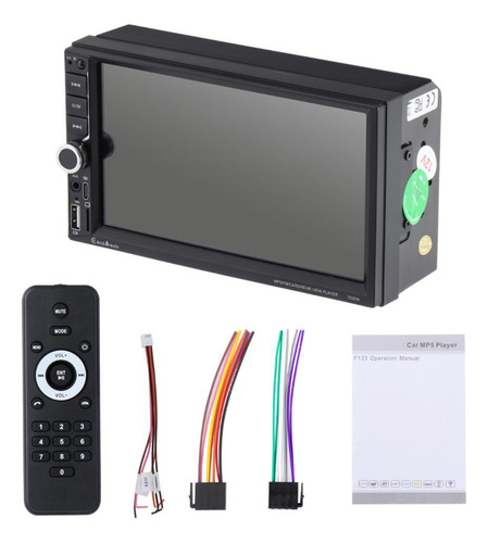 Soporte Estéreo Genérico Para 7 Coches, Tf, Usb, Fm, Multili