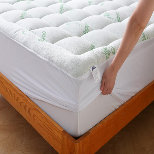Mattress Topper Adktex Queen Viscose Bamboo Extra Plush
