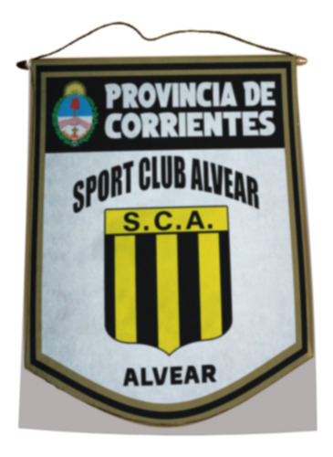 Banderin 40cm Gold Corrientes Sport Club Alvear Sport Club Alvear Sport Club Alvear