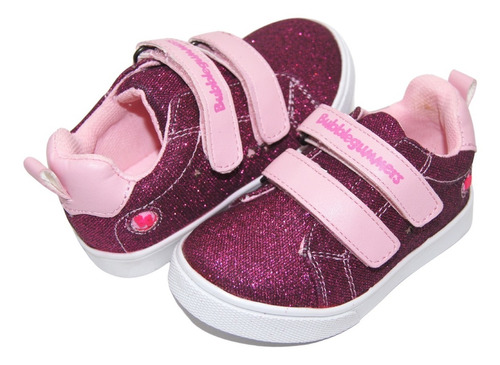 Bubble Gummers® Jime Vino 15-20 Tenis Casual Niña Velcro