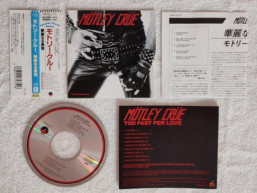 Motley Crue Too Fast For Love Japan Edition