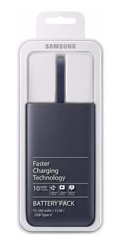 Imagen 4 de 6 de Cargador Portable Samsung Fast Charge Pack 5100 Mah