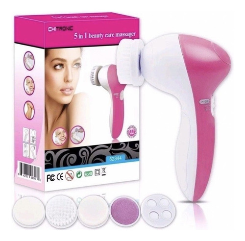 Escova Eletrica Limpeza Massageador Facial 5 Em 1 Limpeza Ro