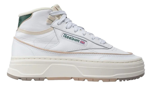 Tenis Reebok Mujer Dama Casual Club C Geo Blanco