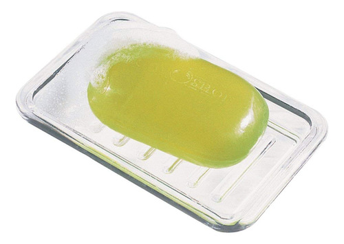 Jabonera Rectangular, Transparente