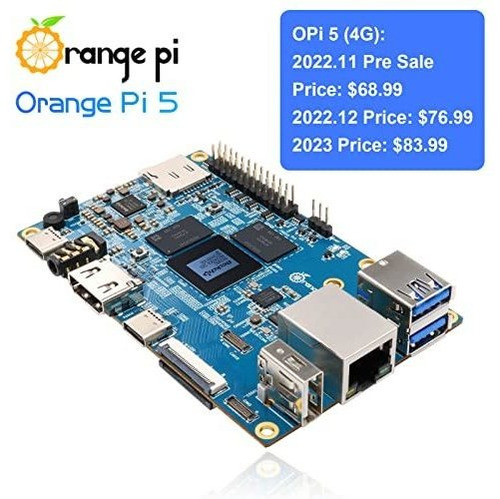 Placa Única Orange Pi 5 Rockchip Rk3588s De 4 Gb, 8 Núcleos