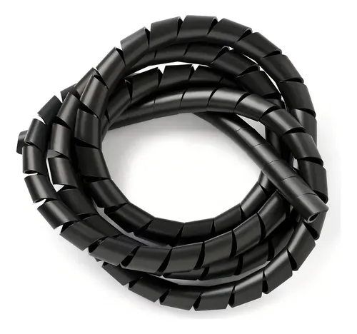 Organizador De Fios Cabos Espiral 16mm Informática 5 Mts Top Cor ...