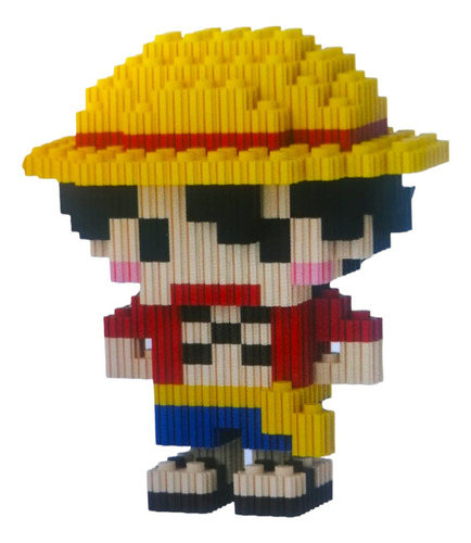 Mini Blocks Luffy One Piece  3d Bloques Armables