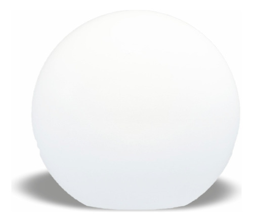 Lampara Circular De Apoyo 35 Cm Blanca Con Lampara Led 9w