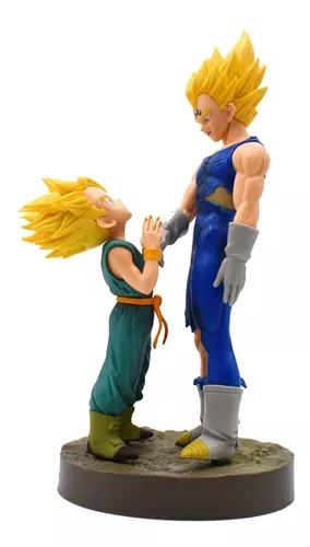 31cm Gk Dragon Ball Z Trunks Vegeta Figura de Ação Pai e Filho