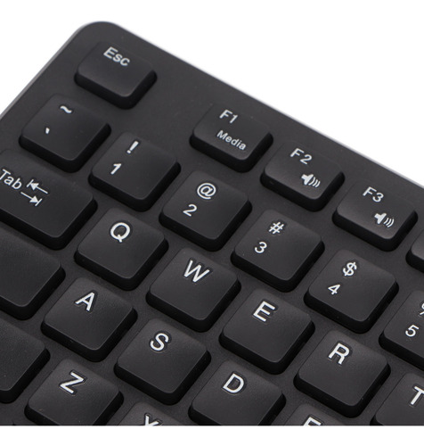 Teclado E Mouse Combo Wireless 2,4 G À Prova D'água 104 Tecl