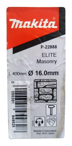 Mecha Widia Elite Makita 16x400mm P-22888 Mkb